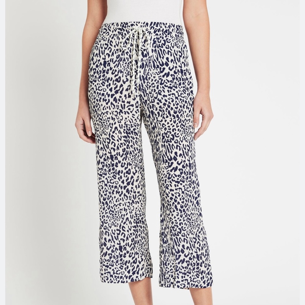 Baum Und Pferdgarten Nue Pants in Deep Cobalt Leopard (Size 36/US 6)